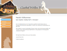 Tablet Screenshot of gasthaus-holnstein.de